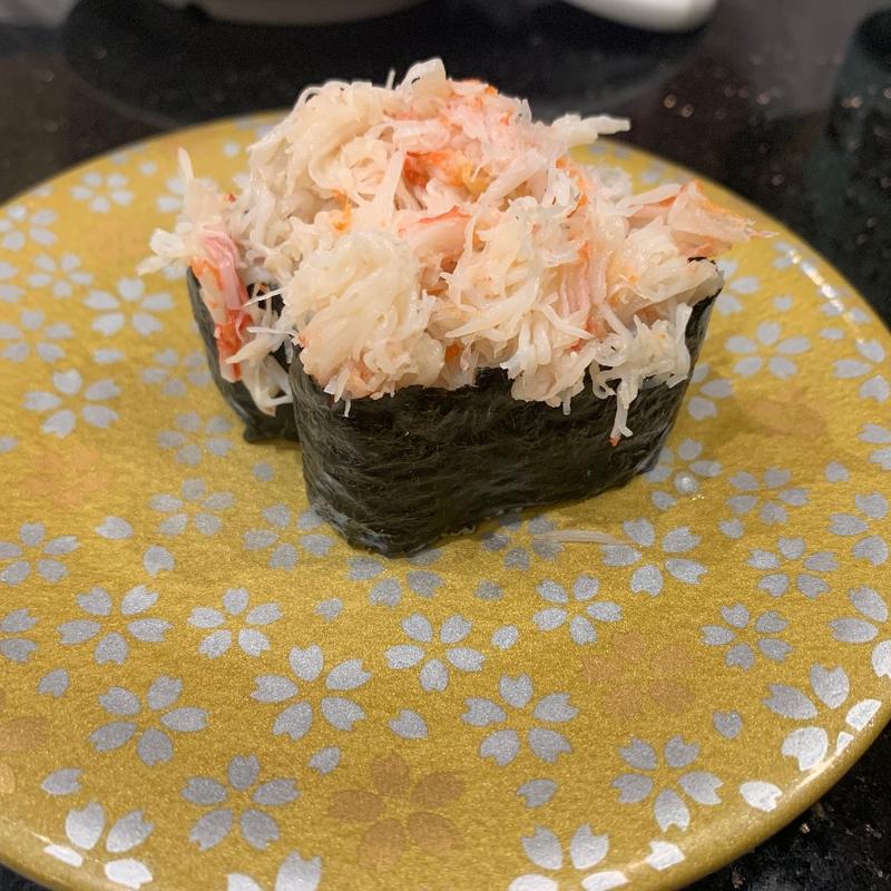 ずわいがにほぐし身軍艦(握り寿司 函太郎 新千歳空港 国際線店)