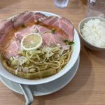 貝だし冷やしラーメン大盛＋ごはん(麺屋聖 ～kiyo～ 久御山店)