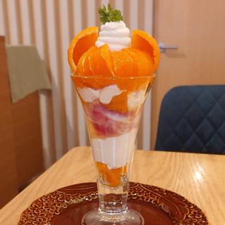 愛媛県産なつみカシスオレンジパフェ(フルーツプラネット （FRUITS PLANET）)