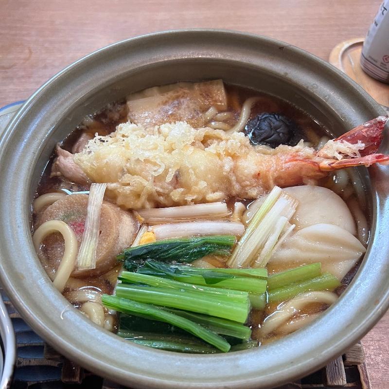 鍋焼きうどん(謙徳蕎麦家 エンゼル店)