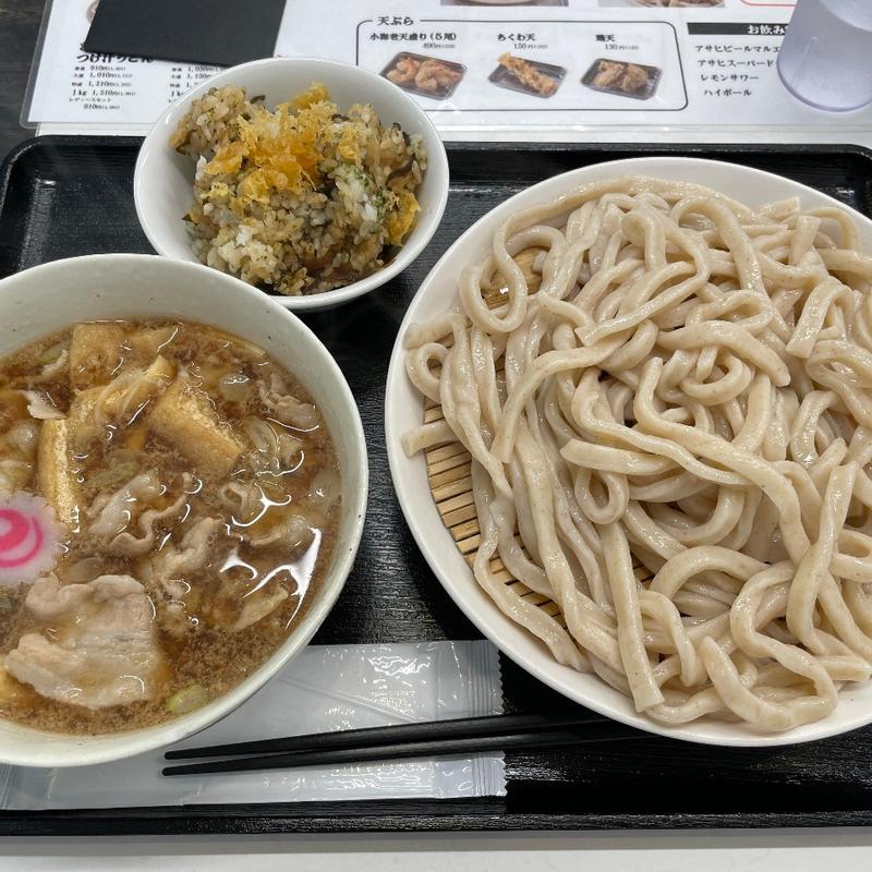 肉汁うどん肉マシ(東京KINGうどん)