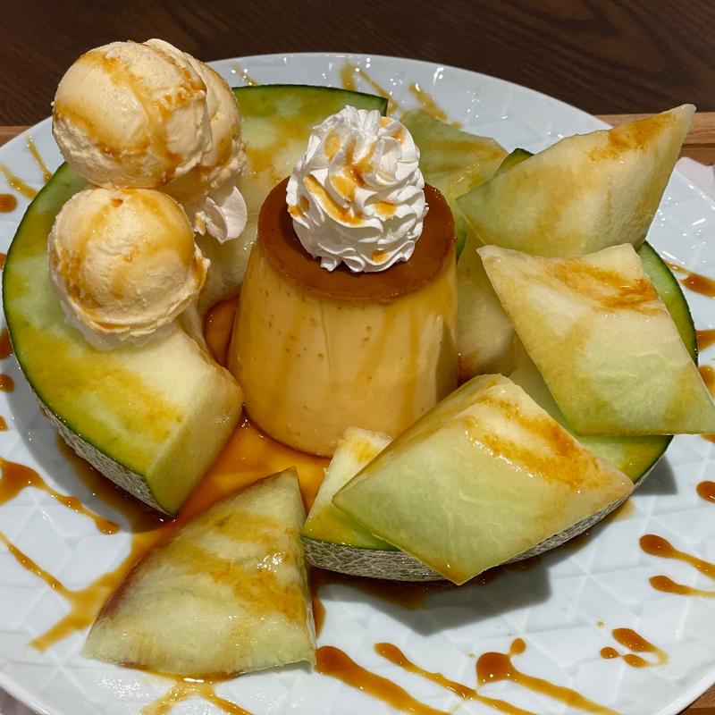 メロンプリンアラモード(マーロウブラザーズコーヒー そごう横浜店)