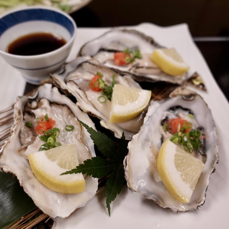 生牡蠣(千明仁泉亭)