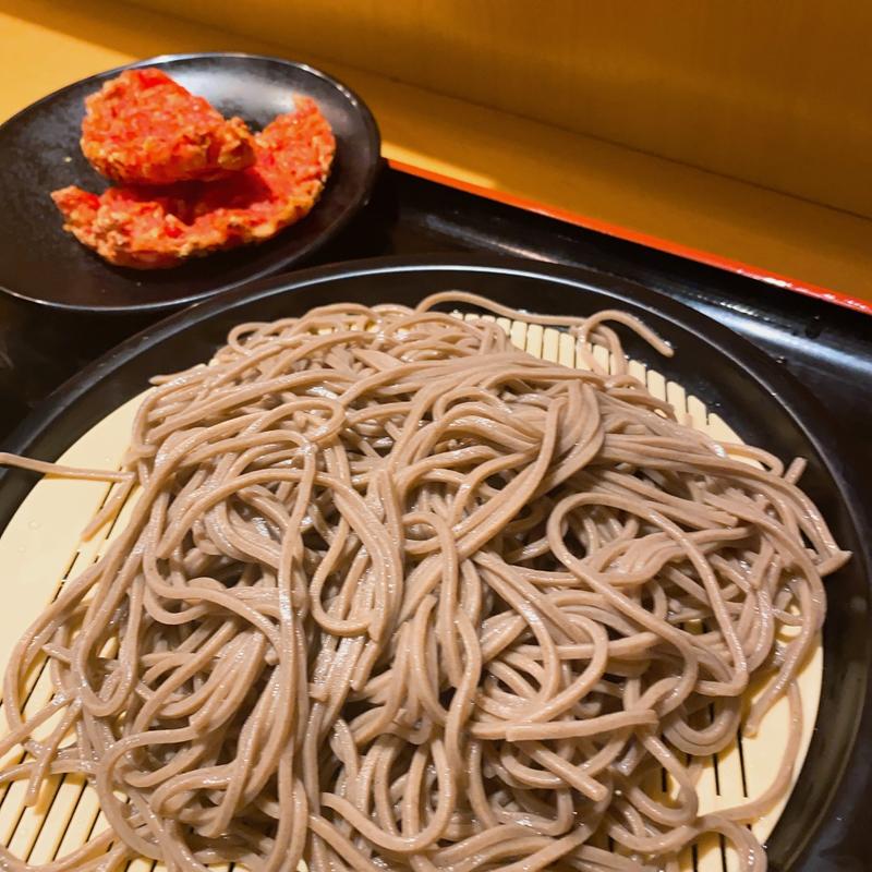 紅生姜天そば(よもだそば 御徒町店)