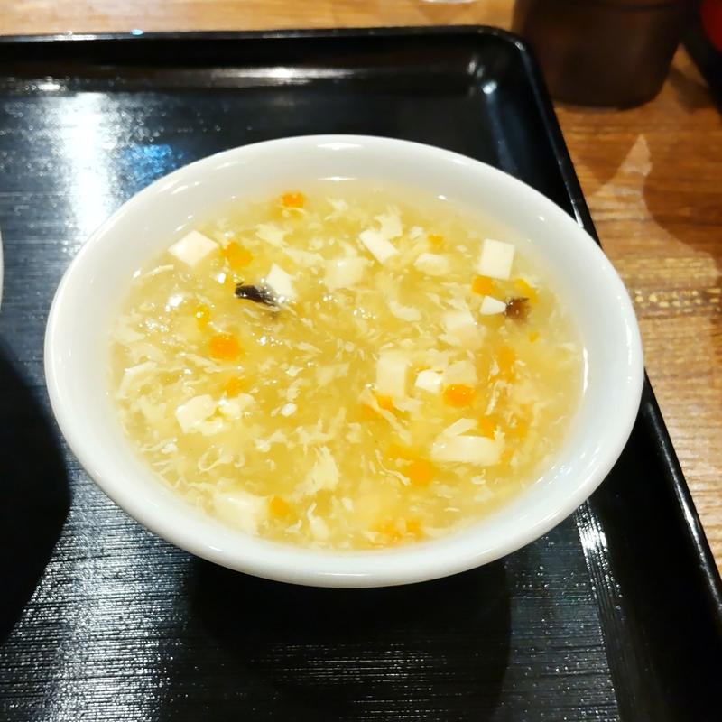 チャーハンスープ(まるとよ食堂)