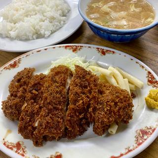 ロースカツ定食(みのや 駒込店)