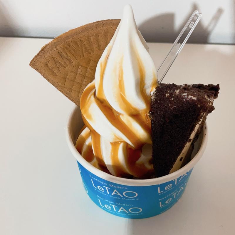 ルタオサンデー〜カラメルショコラ〜(ルタオ　梅田駅2階改札内催事店)