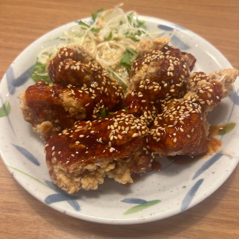 ヤンニョムチキン(塩と醤 木津川店｜ラーメン)