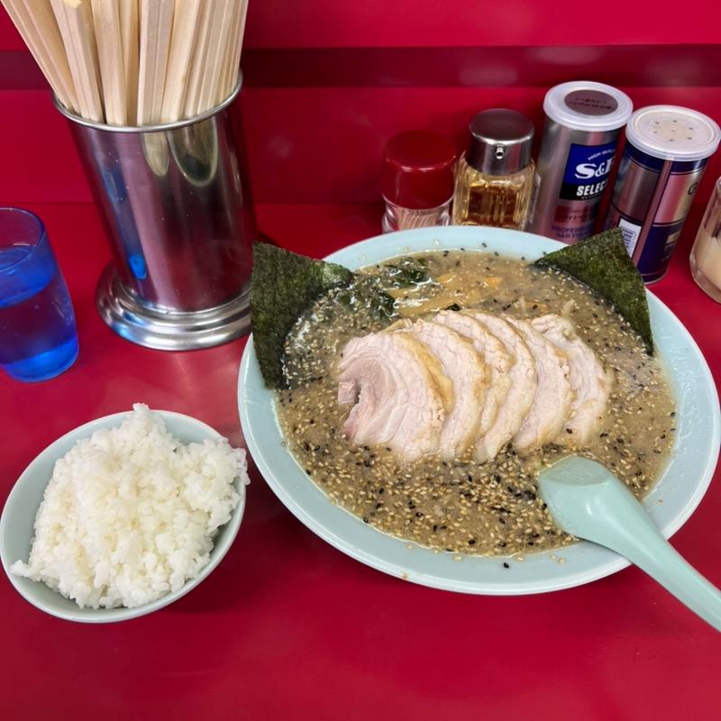 味噌チャーシュー麺、半ライス(ラーメンショップ 境店 )