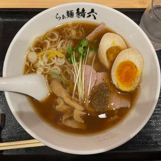 味玉さば醤油らぁ麺(らぁ麺鯖六 心斎橋本店)