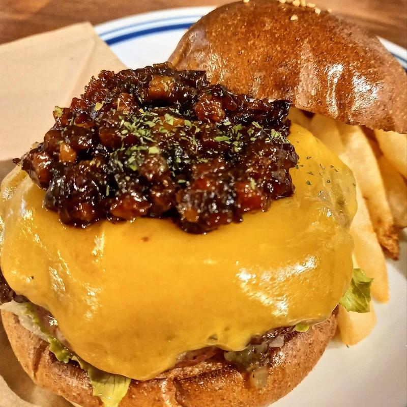 ベーコンジャムチーズバーガー(H's Burger stand & Bar)