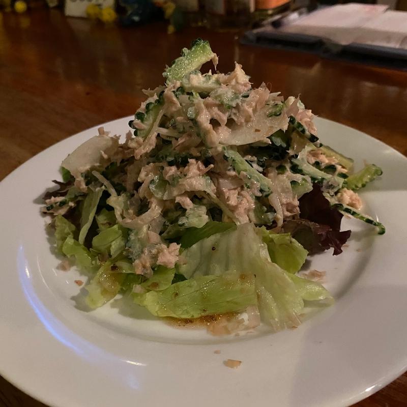 ゴーヤとツナのマヨ和え(ウッドストック)