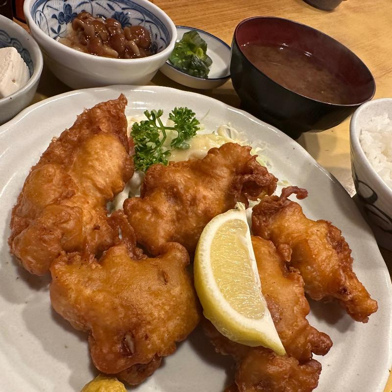 鶏唐揚げ定食(瀧元)