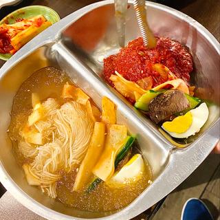 ハーフ＆ハーフ冷麺(板橋冷麺)