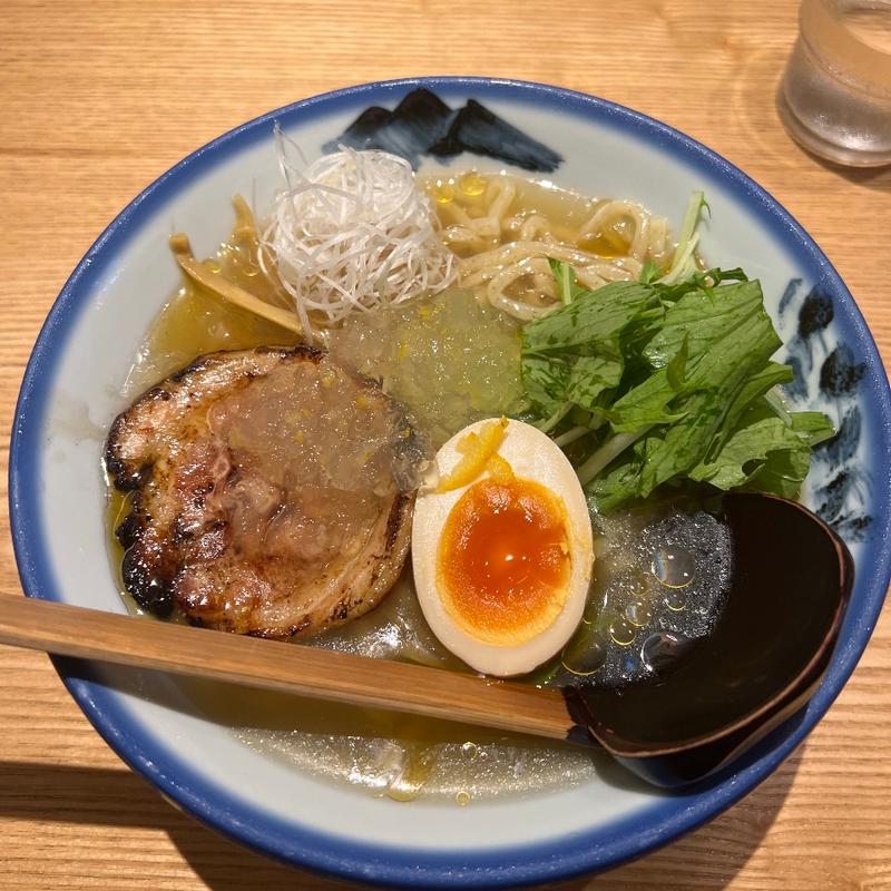 冷やし柚子塩麺(AFURI 立川グリーンスプリングス)