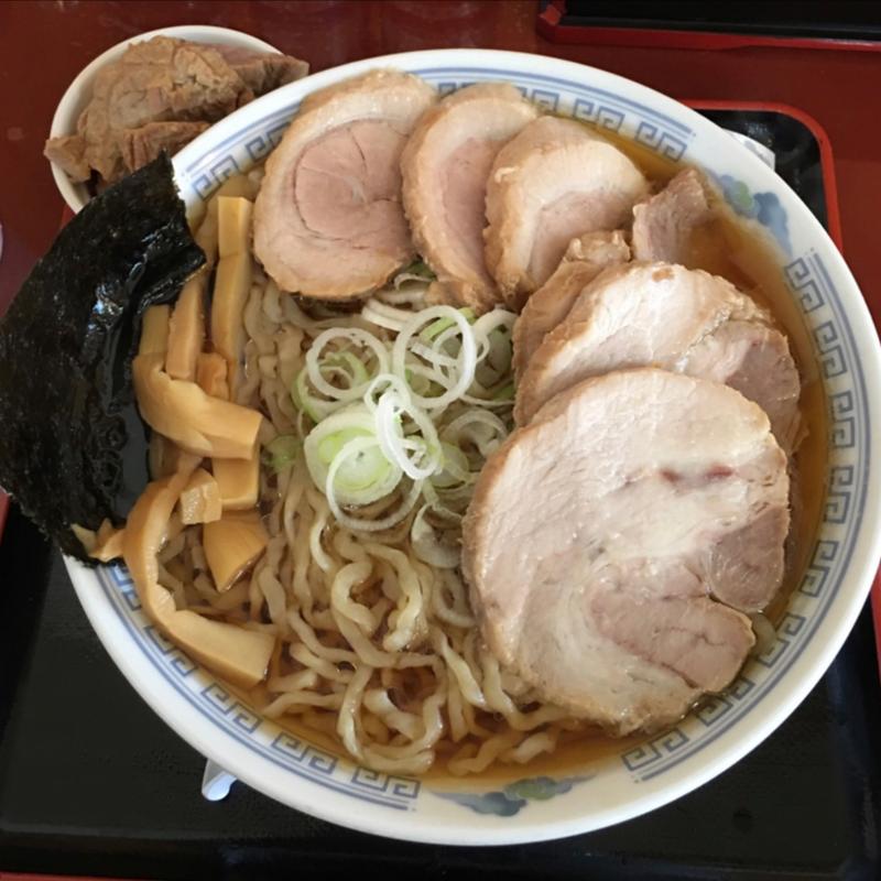 チャーシュー細麺(中華そば 雲ノ糸 鶴岡本店)