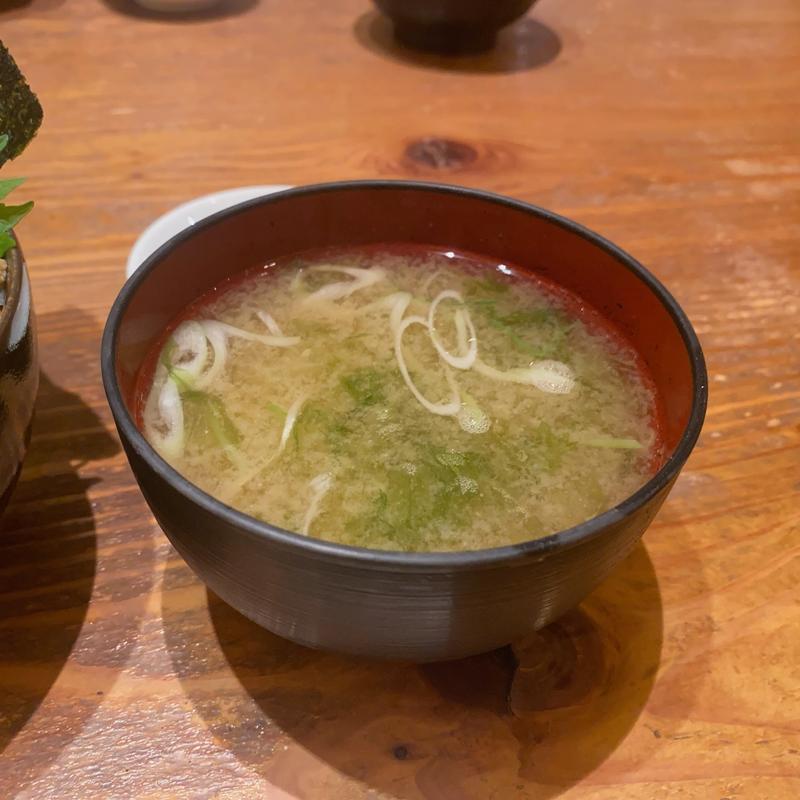 味噌汁(どんぶり茶屋 新千歳空港店)