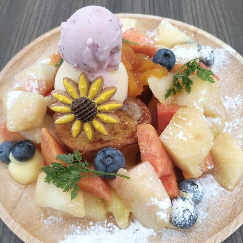 桃プレート(ワンズカフェ)