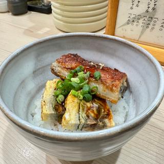 鰻と鰻玉(ラーメン専科 竹末食堂)