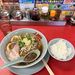 焦がし醤油ラーメン半ライスセット