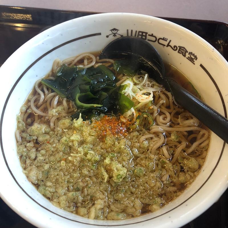 たぬきそば(山田うどん食堂 日高インター店)