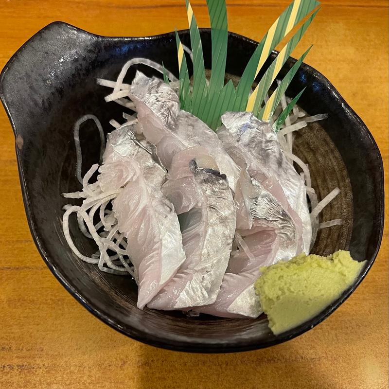 たち魚刺し(酒蔵 石松)