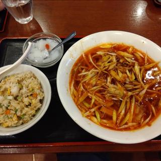 ネギチャーシュー麺セット(栄華楼 天王洲アイル 2号店)