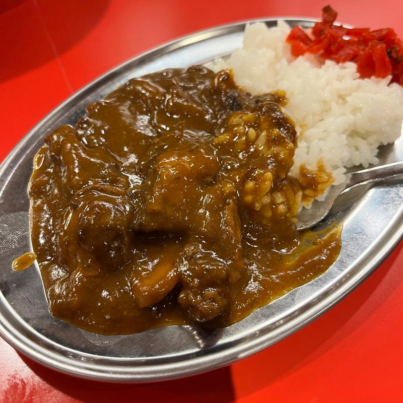 辛口カレー(ミニ)(新潟燕三条ラーメン専門店、燕参上)