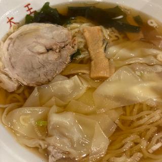 ワンタン麺(元祖中華つけ麺大王 伊勢佐木町店)