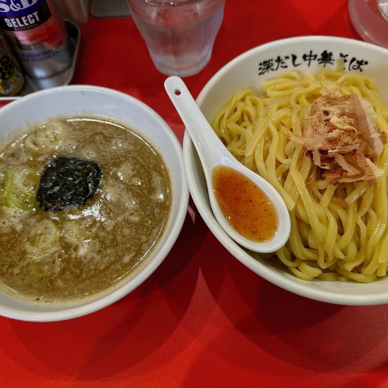 深だしつけそば中(駅ラーメン 深だし中華そば)