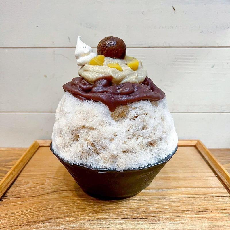 栗あん珈琲氷(新宿かき氷専門店 ＊氷おばけ＊)