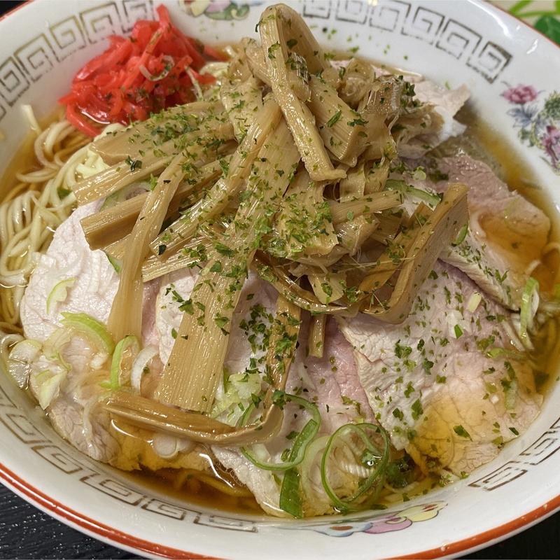 冷やし中華チャーシューメンマ2玉(中華そば志のぶ支店 越路店 )