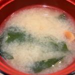 味噌汁(餃子とカレーザンギの店 点心札幌 大通本店)