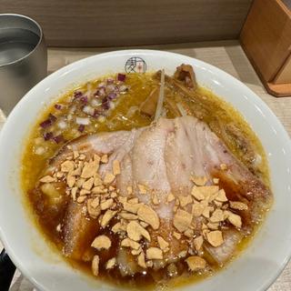 焦がしニンニク味噌ラーメン麺大盛り　(味噌NOODLE 麹)