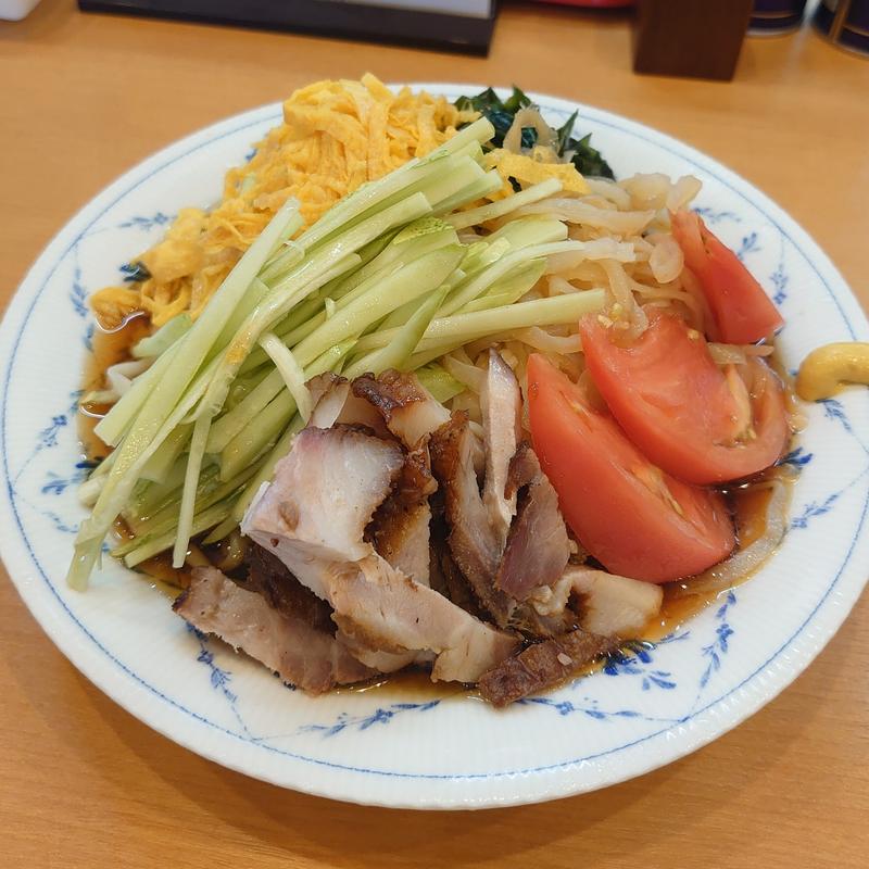 冷やし中華(夏季限定)＋大盛(らーめん 香文)