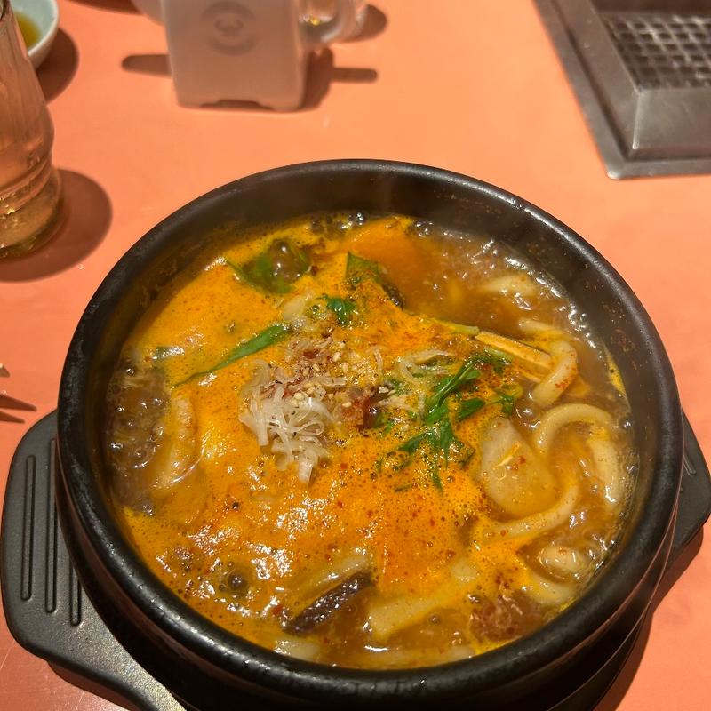 カルビうどん(朝鮮飯店 高崎東口店 )