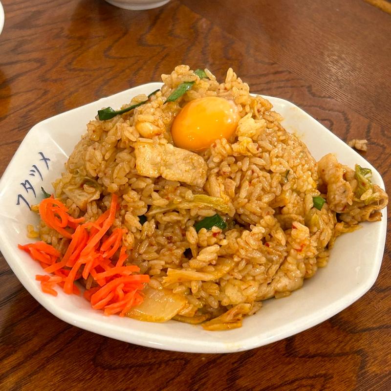 豚キムチ焼めし(極濃湯麺 フタツメ 貝沢店)