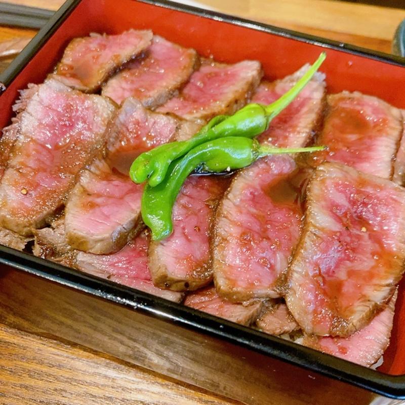 ステーキ重（肉ダブル）(洋食膳処 ハレレア)