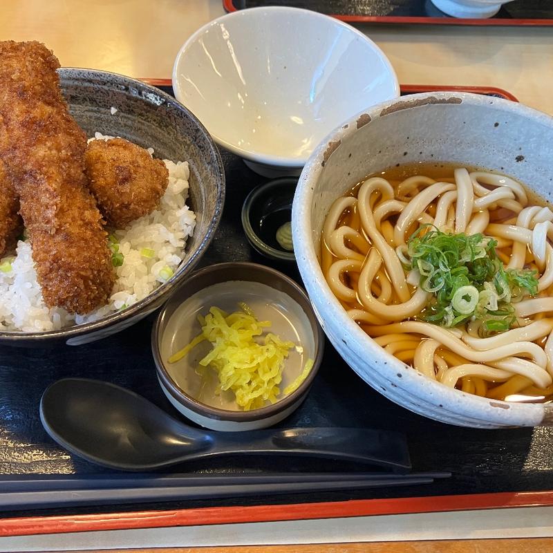醤油カツ丼　うどん普通盛り(わだ泉 本店（守山店）)