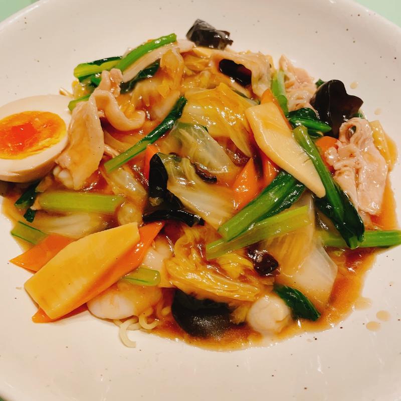 焼きそば(五目・えび・とり)(新世界菜館 （シンセカイサイカン）)