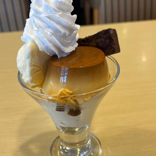 喫茶店のプリン　ソフトクリーム&ブラウニー(ガスト いわき泉店 )