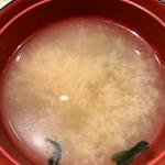 味噌汁(餃子とカレーザンギの店 点心札幌 大通本店)