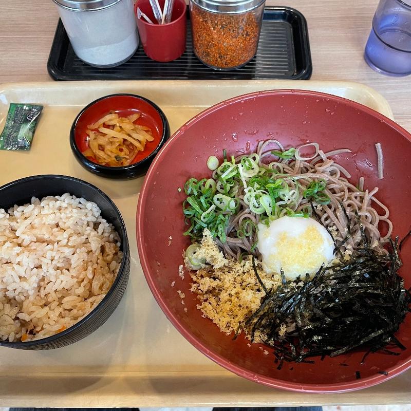 月見そばセット(東京ベイキッチン 東京ビッグサイト店)