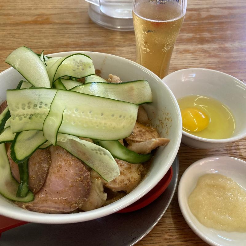 肉盛り冷やし麺(栃木中華そば 神志)