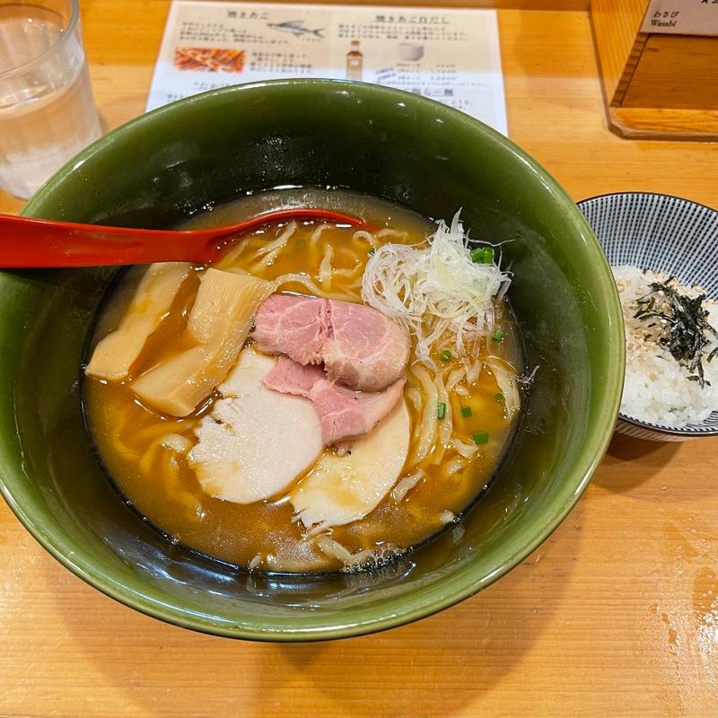 焼きあご塩らー麺 セット(焼きあご塩らー麺たかはし 銀座店)