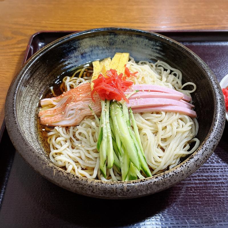 冷やし中華(朝日屋そば店)