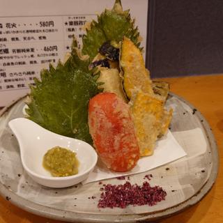 野菜の天ぷら(割烹食堂かいね)