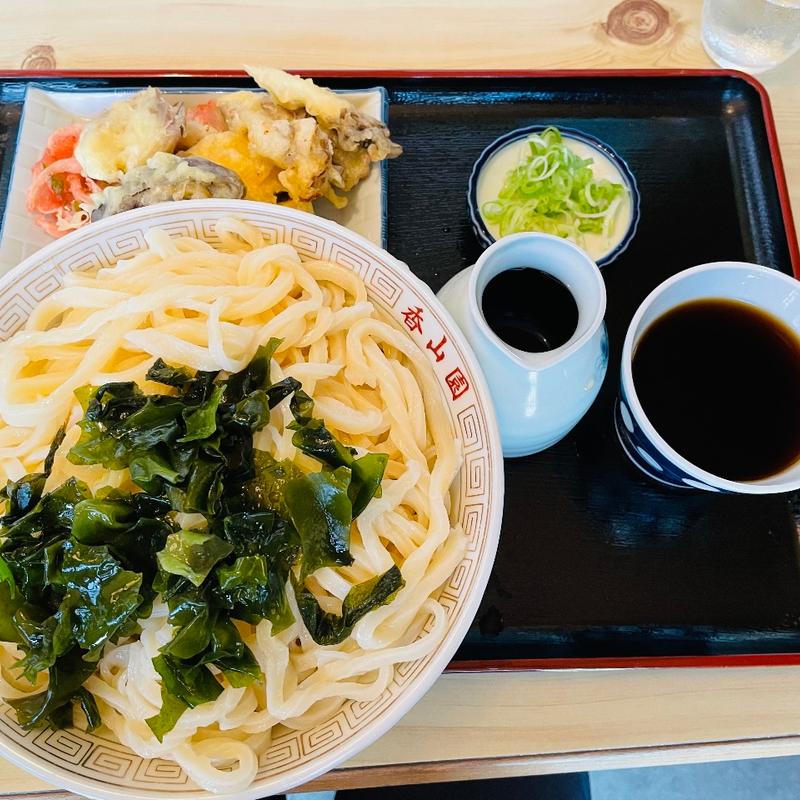 野菜天ぷらうどん特大(松葉屋)