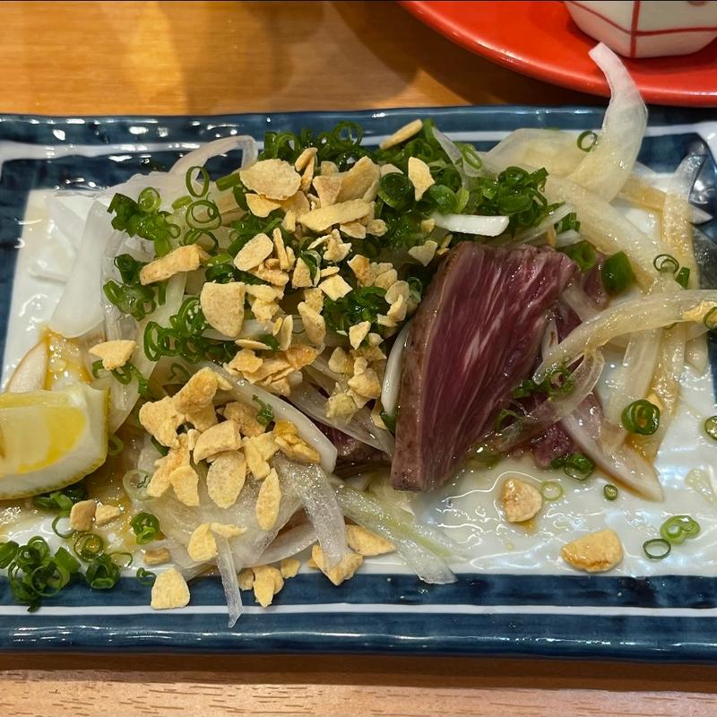 牛肉のたたき(酒のあて鮨謹賀福島店)