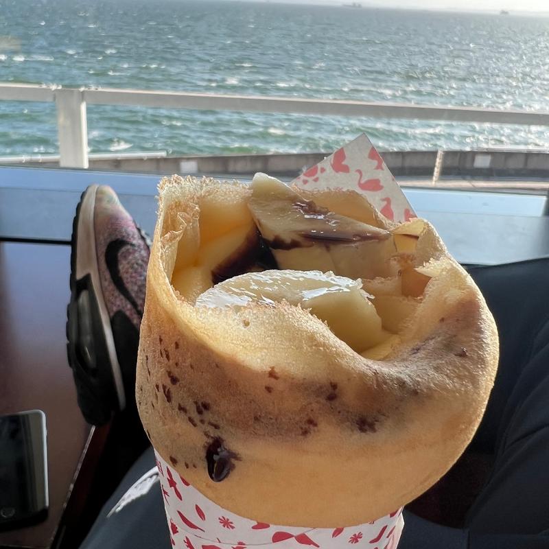 チョコバナナクレープ(IDEBOK Sweets Cafe)